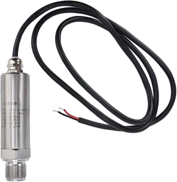 Pressure sensor for a trailer tank drain