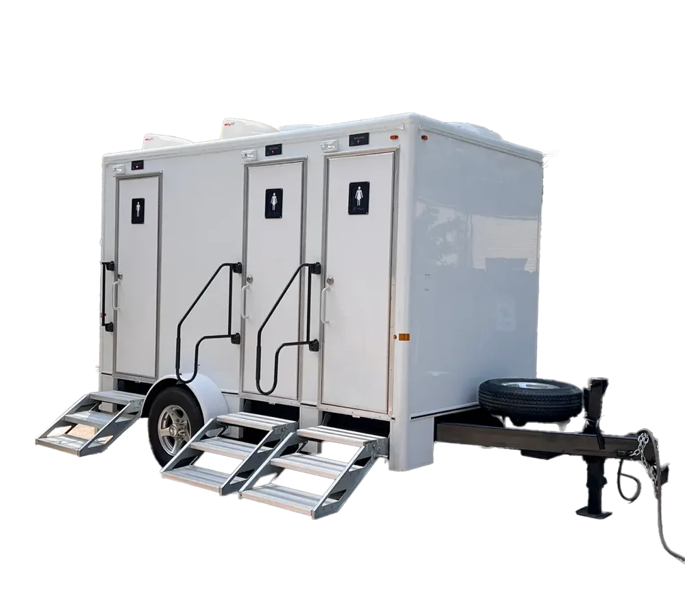 Mobile washroom trailer
